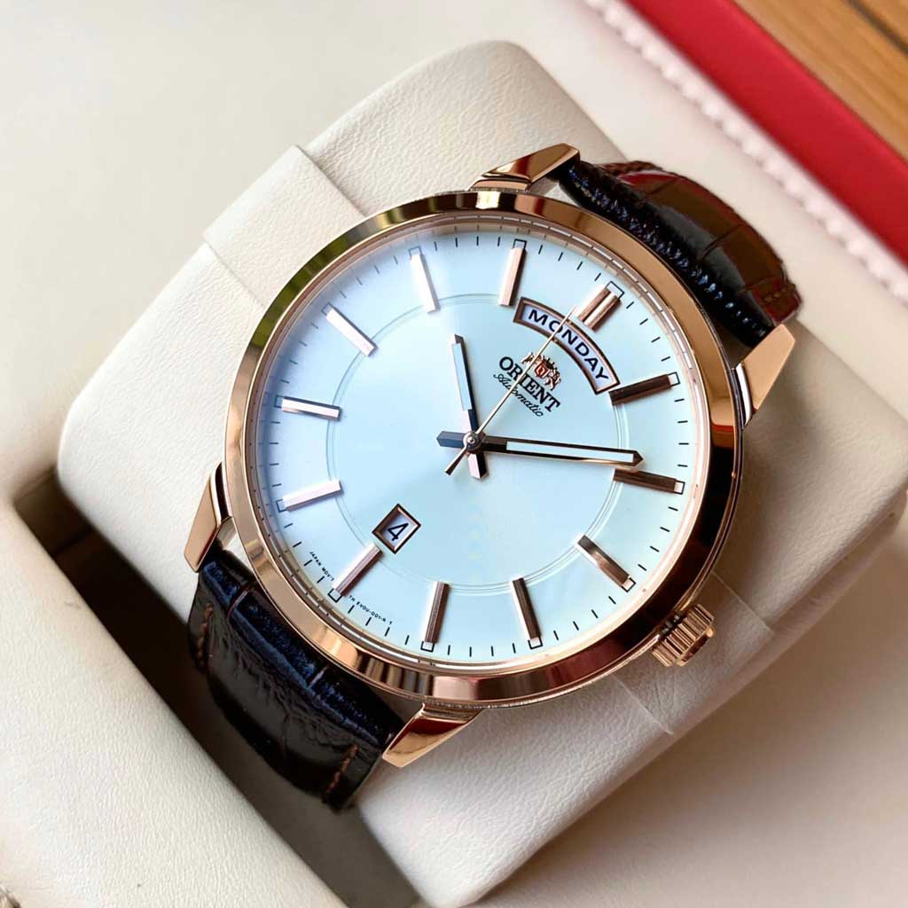 Đồng Hồ Nam Orient Automatic Day-Date FEV0U002WH  