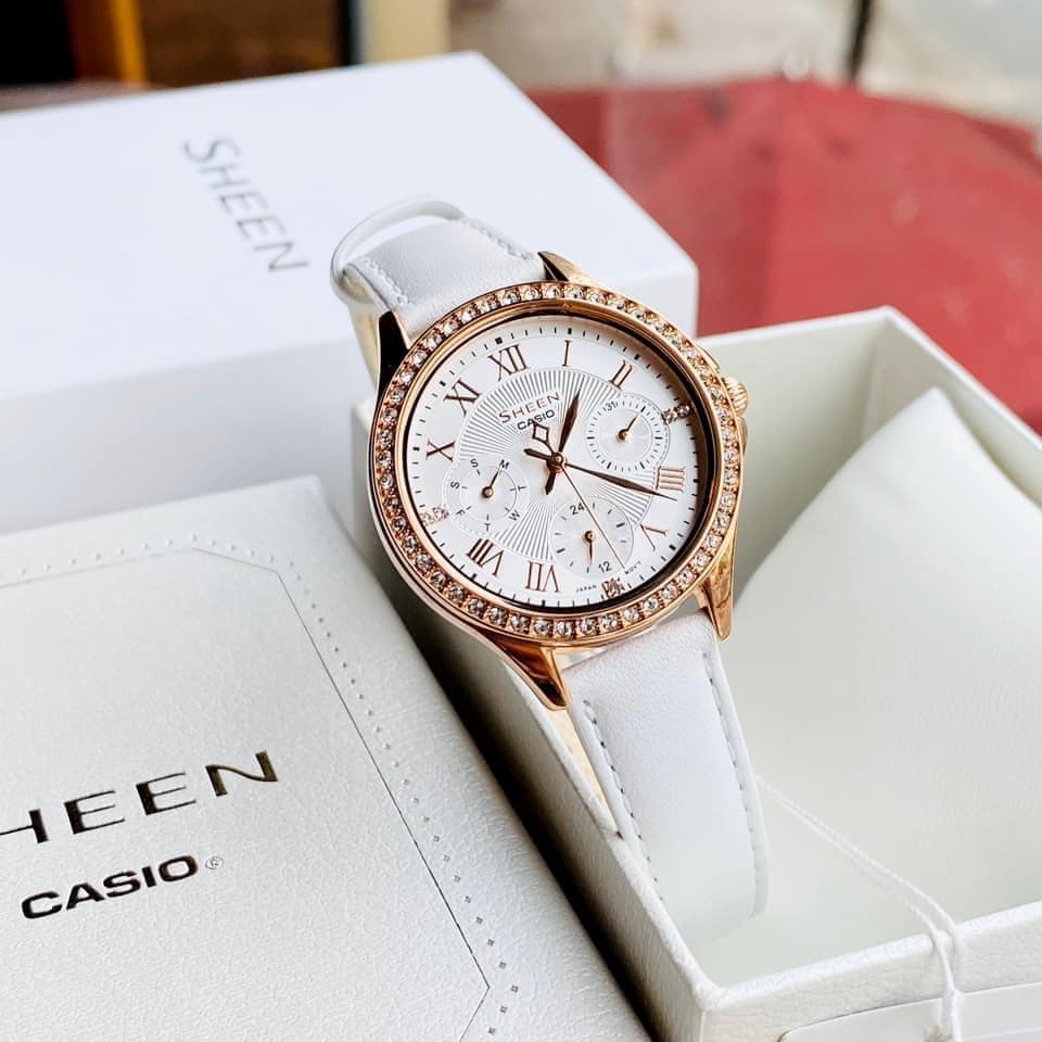 Đồng Hồ Casio Sheen SHE-3062PGL-7A Authentic  