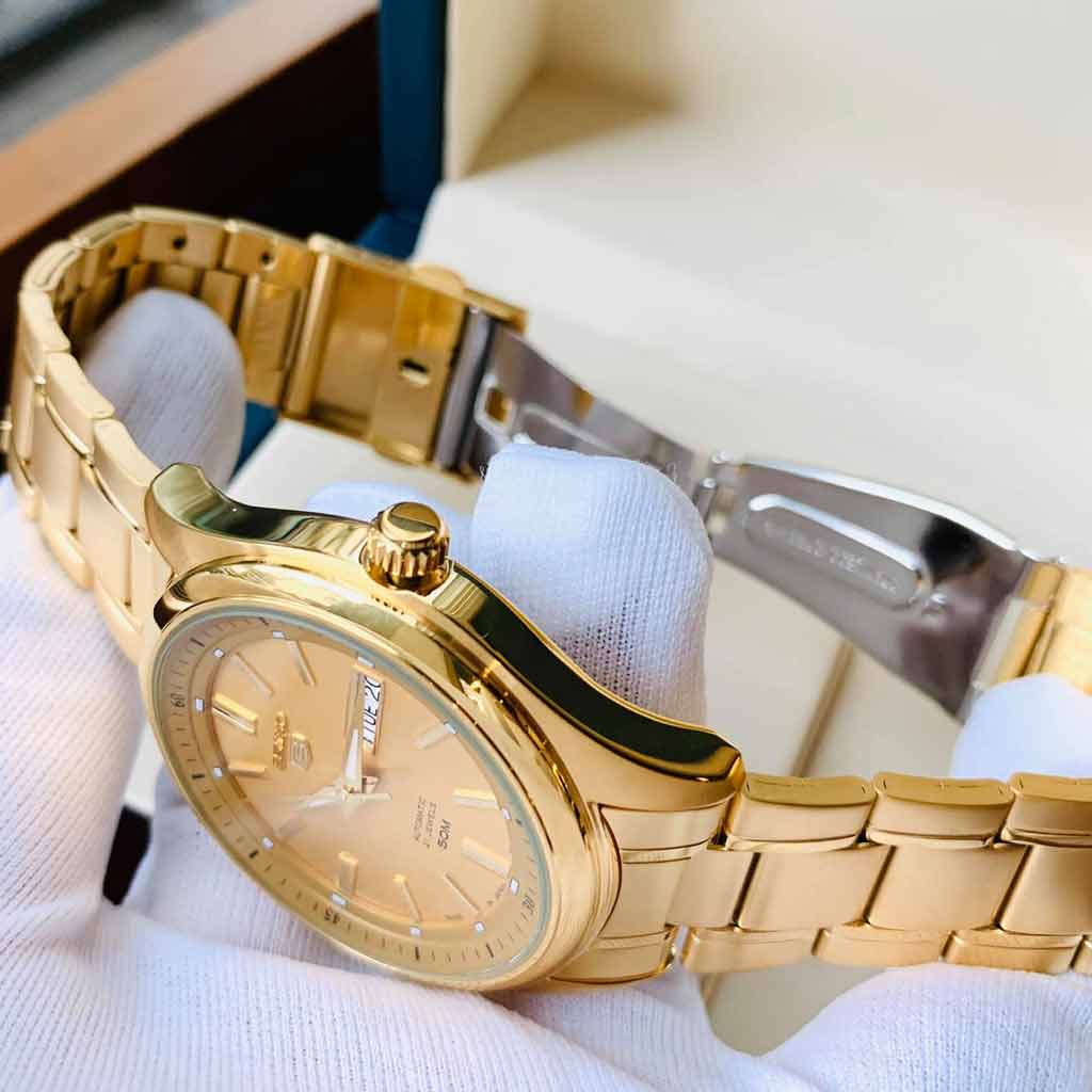Đồng Hồ Nam Seiko 5 Automatic Gold SNKN96J1 Authentic  
