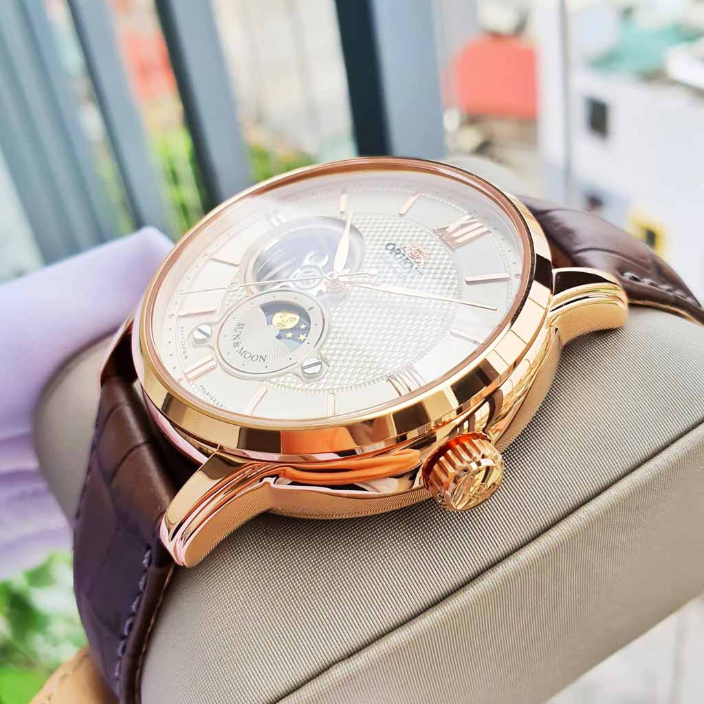 Đồng Hồ Nam Orient Automatic Sun and Moon 4 RA-AS0003S00B  