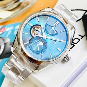 Đồng hồ nam Orient Star RE AY0006A00B Mechanical Moon Phase Limited mặt số chính diện