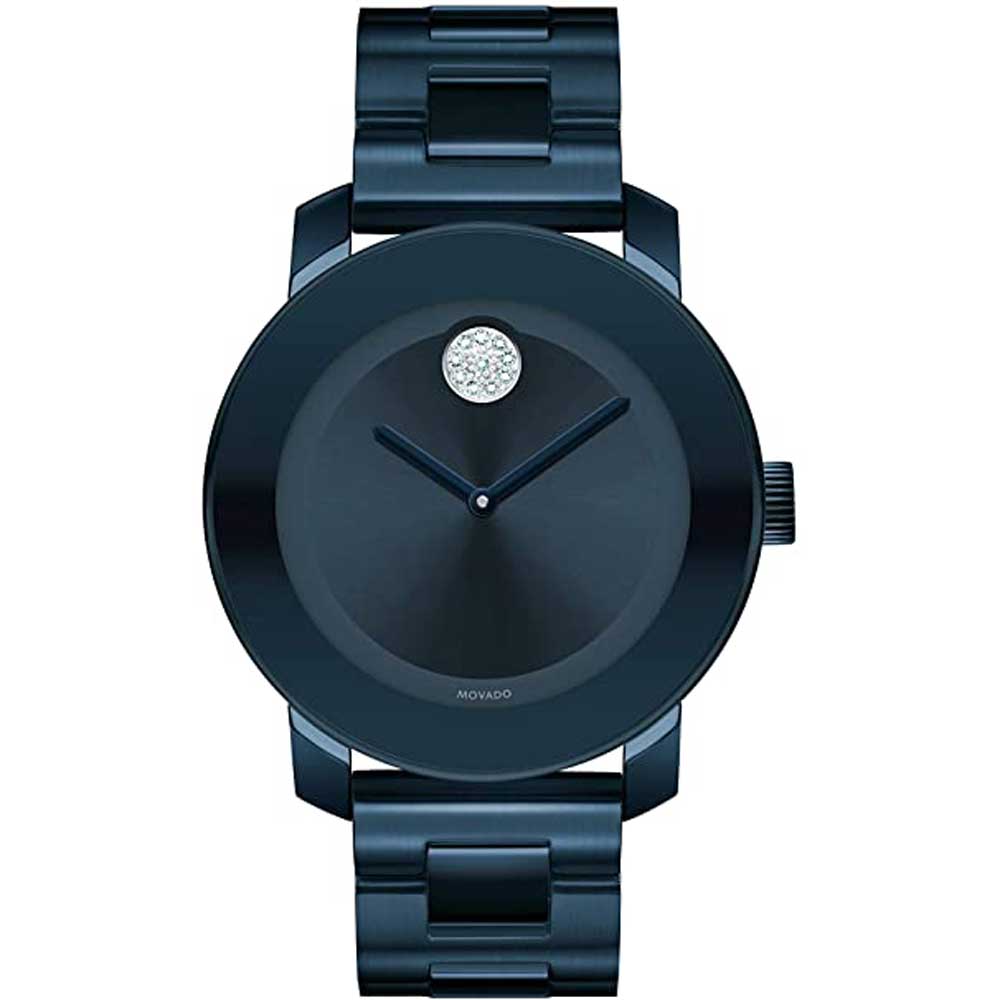 Đồng Hồ Nữ Movado Bold Blue Dial Unisex 3600388 Authentic  