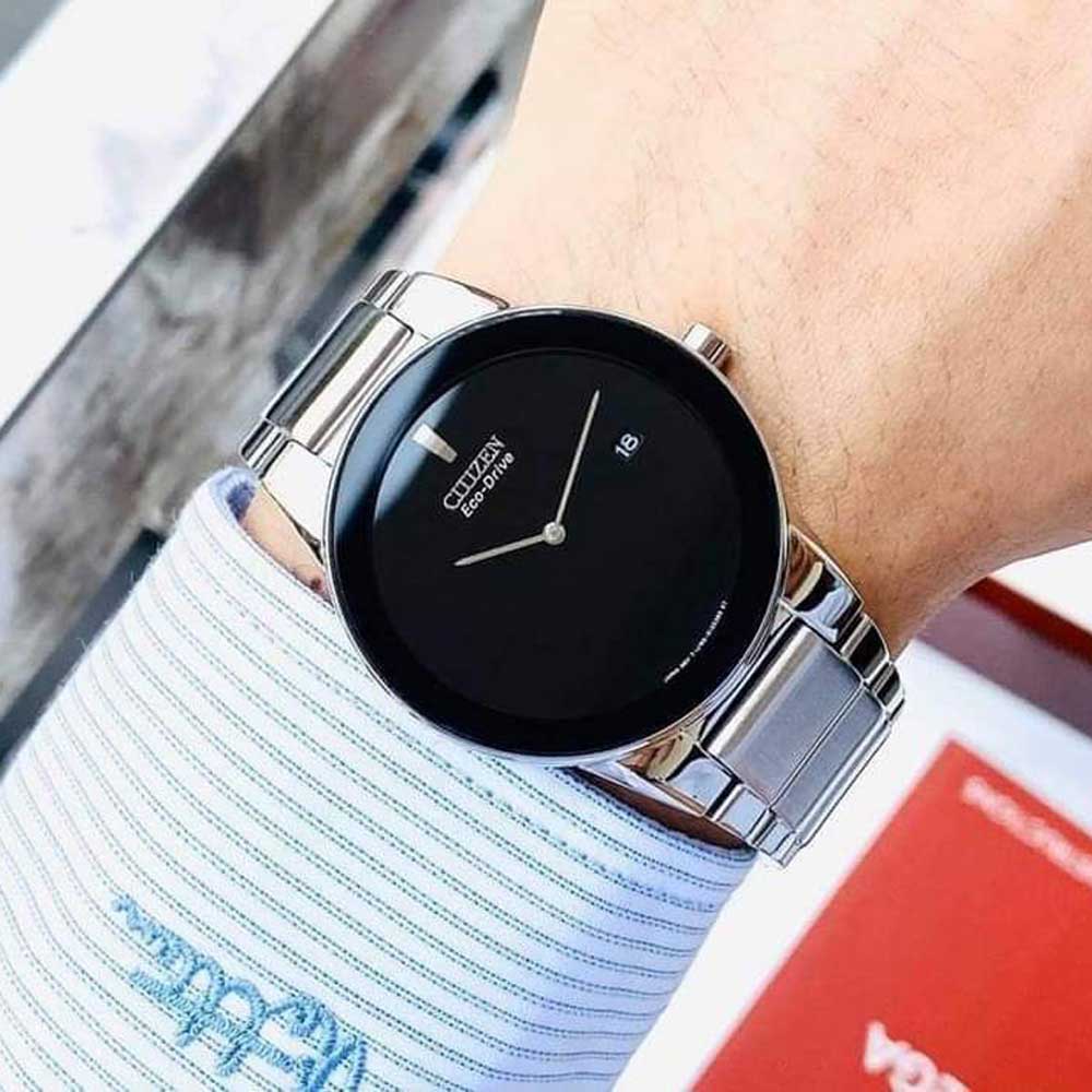Đồng Hồ Đôi Nam Nữ Citizen Eco Drive AU1060-51E và GA1050-51E