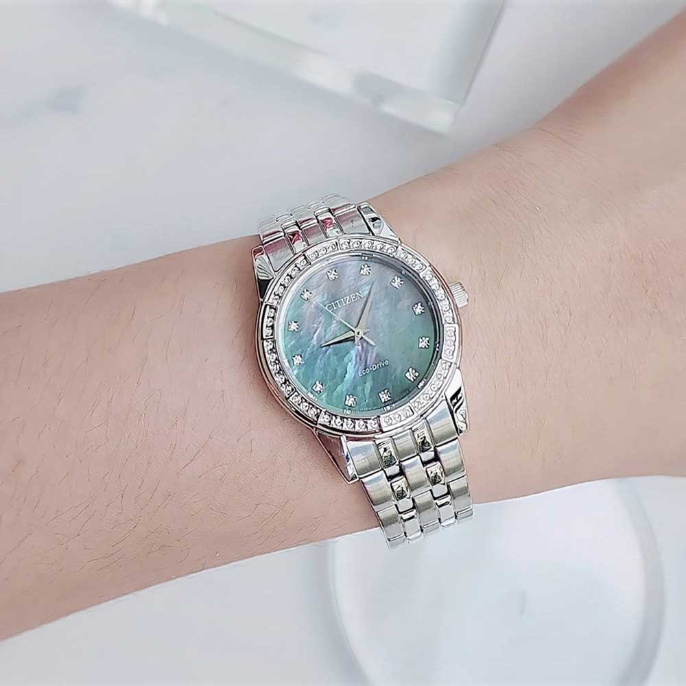Đồng Hồ Nữ Citizen Silhouette Ladies Mother Of Pearl-EM0770-52Y