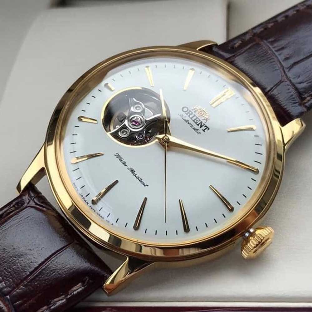 Đồng Hồ Nam ORIENT BAMBINO OPEN HEART RA-AG0003S10B