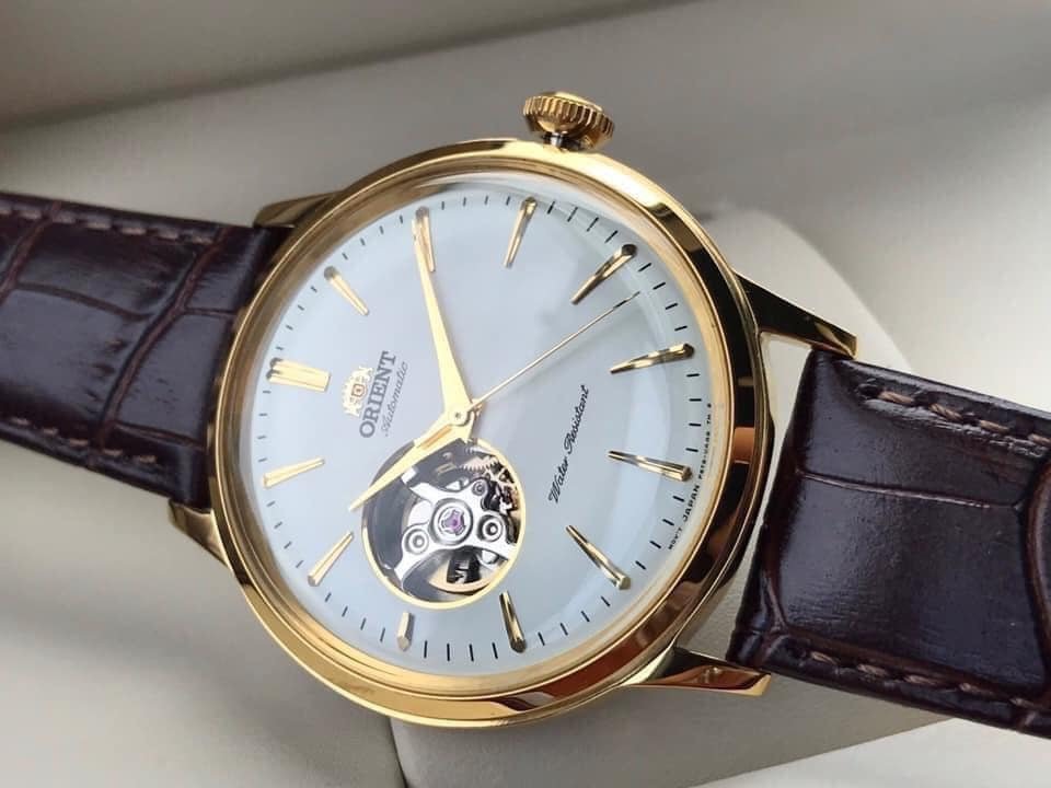 Đồng Hồ Nam ORIENT BAMBINO OPEN HEART RA-AG0003S10B
