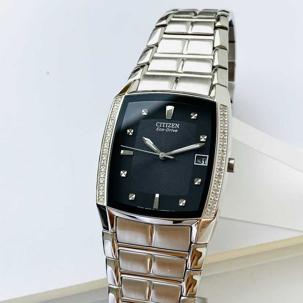 Đồng Hồ Nam Citizen Eco-Drive Diamond Accented BM6640-57E