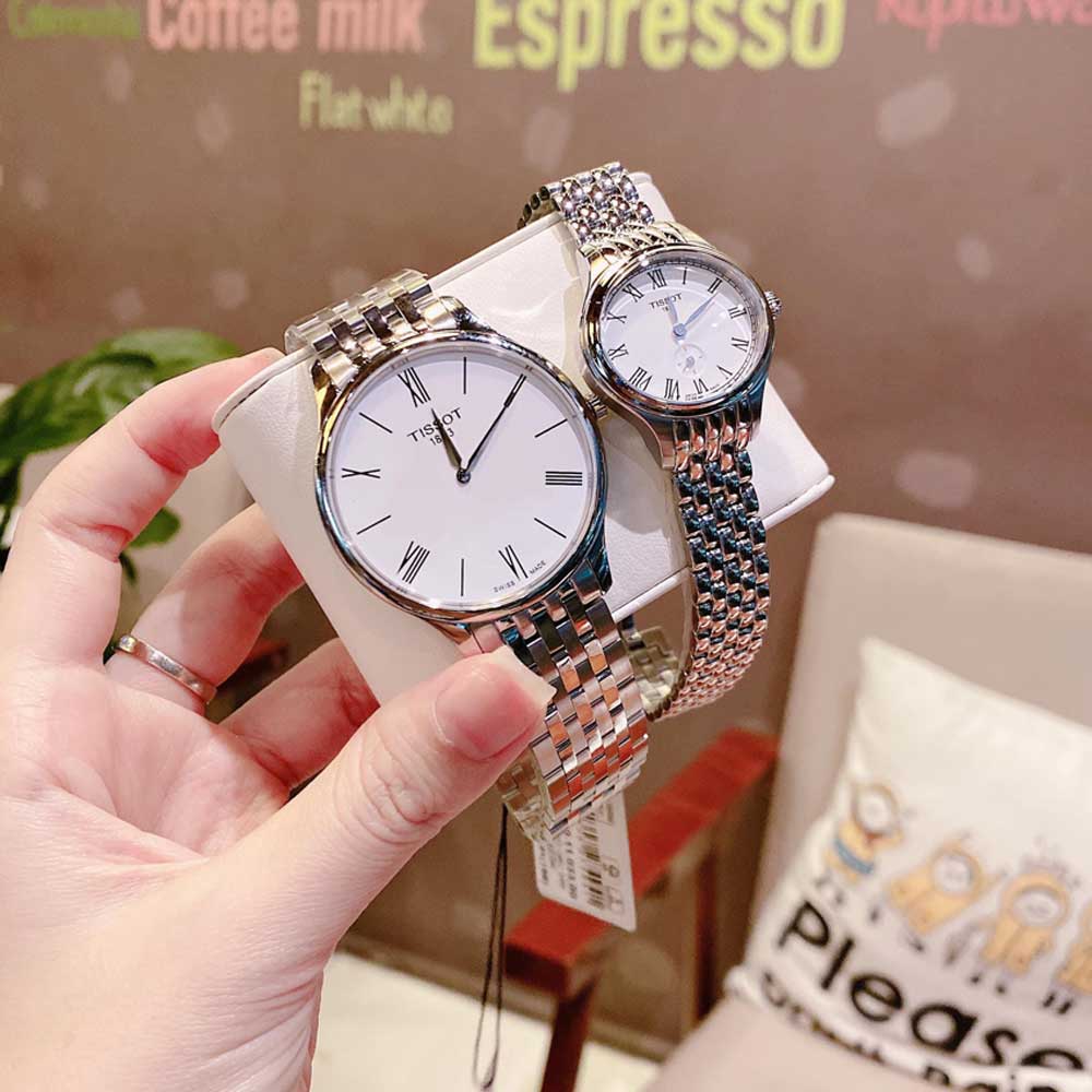 Đồng Hồ Đôi Tissot T063.409.11.018.00 & T103.110.11.033.00