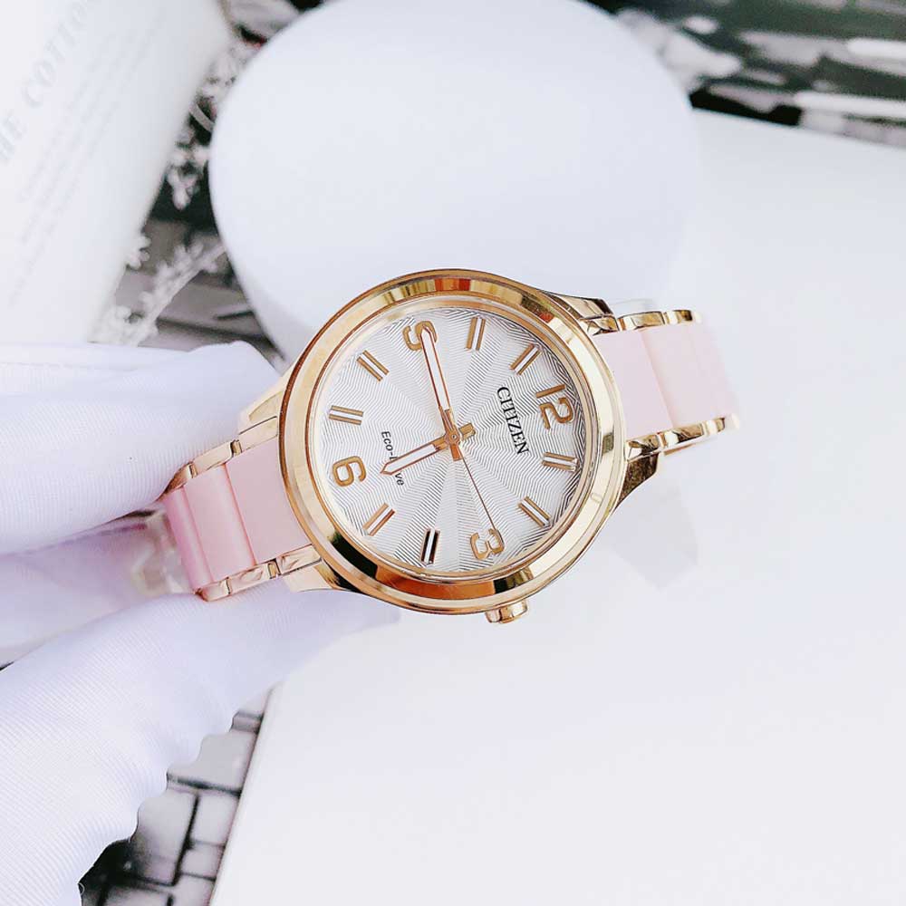 Đồng Hồ Nữ Citizen Silver Dial Ladies Watch FE7073-54A  