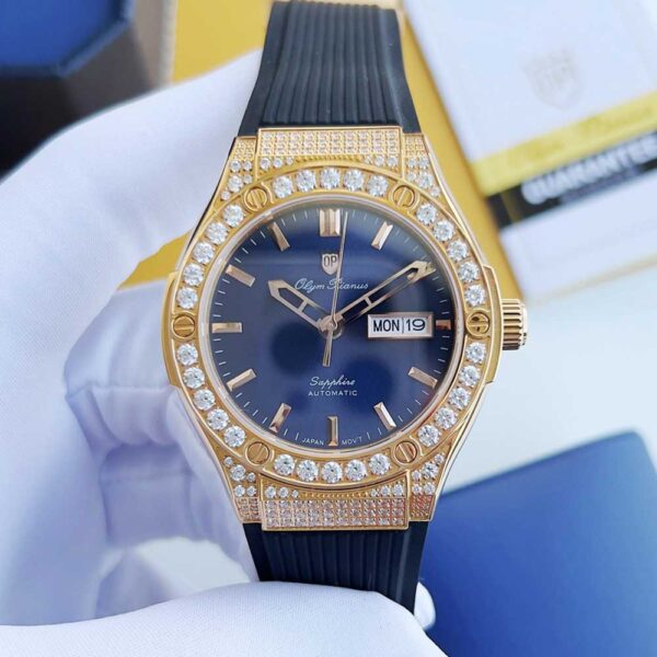 Đồng Hồ Nam Olym Pianus Fusion Diamond OP990-45ADDGR-GL-X