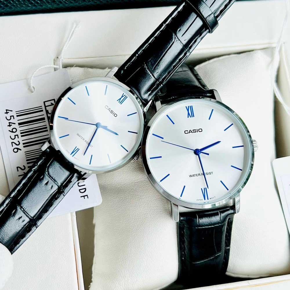 Đồng Hồ Couple Casio LTP-VT01L Dây Da Chính Hãng