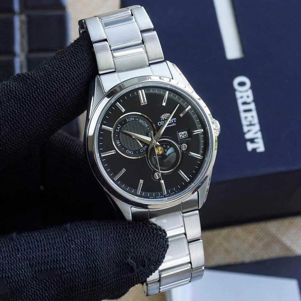 Đồng hồ nam Orient Sun & Moon RN AK0302B (RA AK0307B) dây đeo