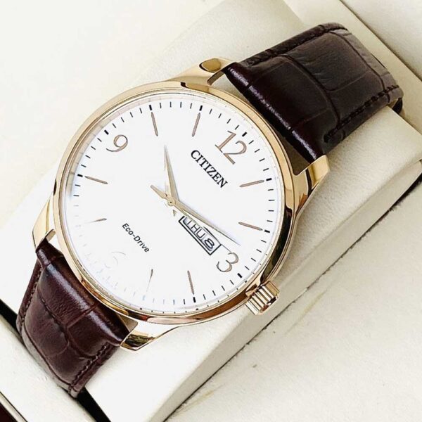Đồng Hồ Nam Citizen Eco-Drive BM8553-16A Dây Da Chính Hãng
