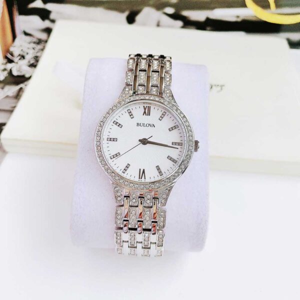 Đồng Hồ Nữ Bulova 96L242 Dây Kim Loại Chính Hãng