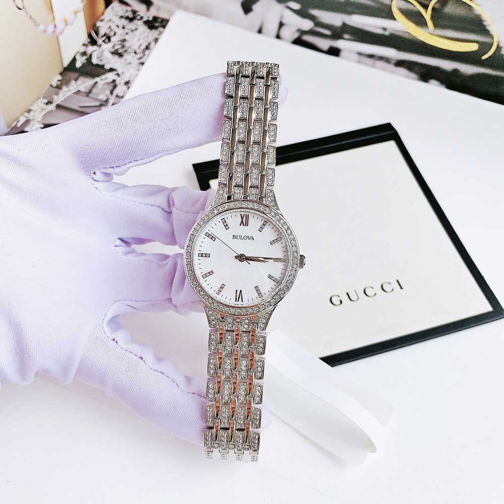 Đồng Hồ Nữ Bulova 96L242 Dây Kim Loại Chính Hãng