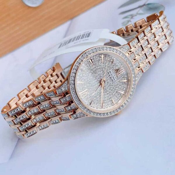 Đồng Hồ Nữ Bulova 98L235 Dây Kim Loại Chính Hãng