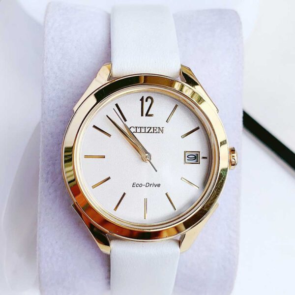 Đồng Hồ Nữ Citizen Eco-Drive FE6142-08A Dây Da Chính Hãng