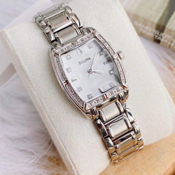 Đồng Hồ Nữ Bulova 96R162 Pin (Quartz) Dây Kim Loại Chính Hãng