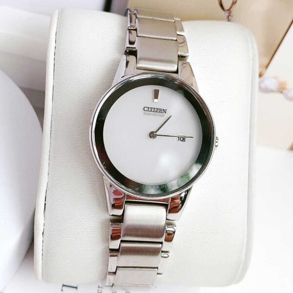 Đồng Hồ Nữ Citizen Eco-drive GA1050-51A Dây Kim Loại Chính Hãng