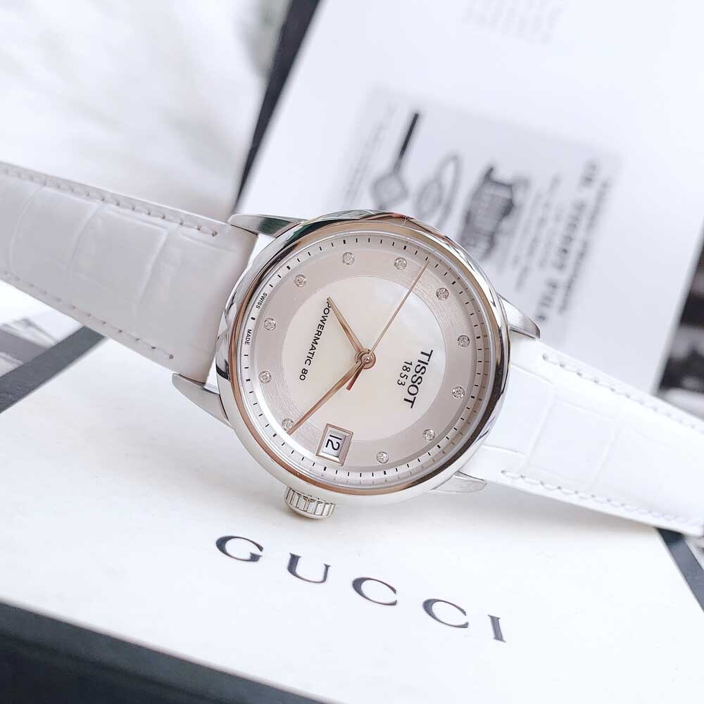 Đồng hồ Tissot Luxury Diamond trắng T086 207 16 116