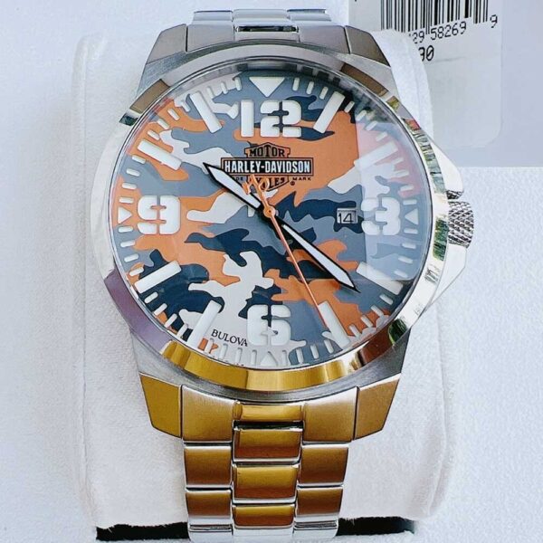 Đồng Hồ Nam Bulova 76B190 Pin (Quartz) Dây Kim Loại Chính Hãng