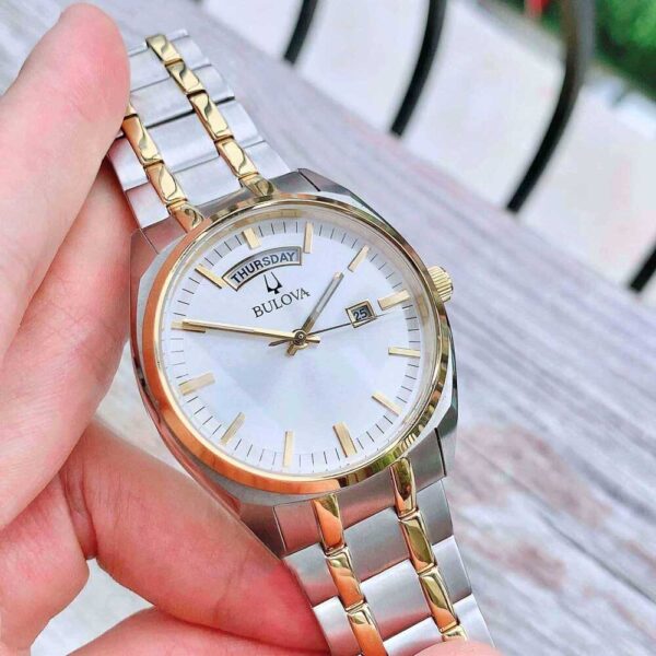 Đồng Hồ Nam Bulova 98C127 Pin (Quartz) Dây Kim Loại Chính Hãng