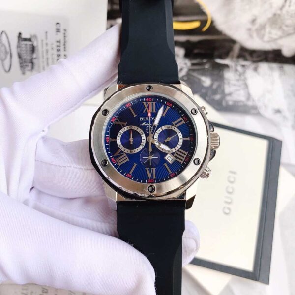 Đồng Hồ Nam Bulova Chronograph 98B258 Dây Da Chính Hãng