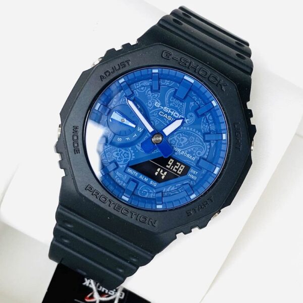 Đồng Hồ Nam Casio G-Shock GA-2100BP-1ADR Điện Tử – Kính Khoáng Chính Hãng
