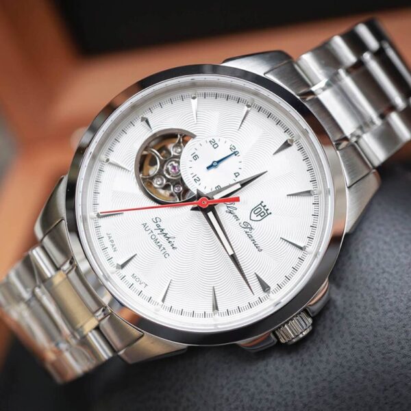 Đồng Hồ Nam Olym Pianus Automatic Open Heart OP9908AM-AGS-T