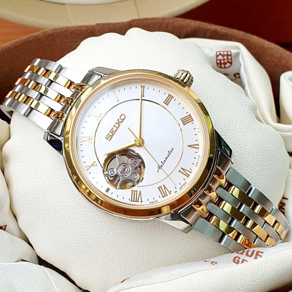 Đồng hồ Seiko Presage tự động Open Heart SSA854J1