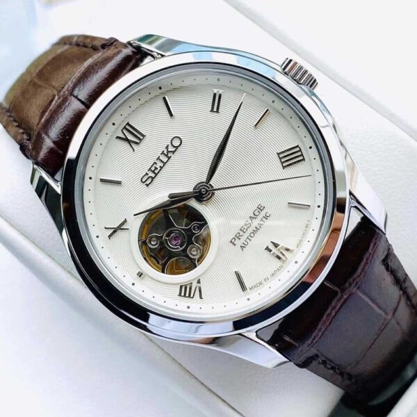 Đồng Hồ Nam Seiko Automatic Presage Open Heart SSA413J1 Chính Hãng