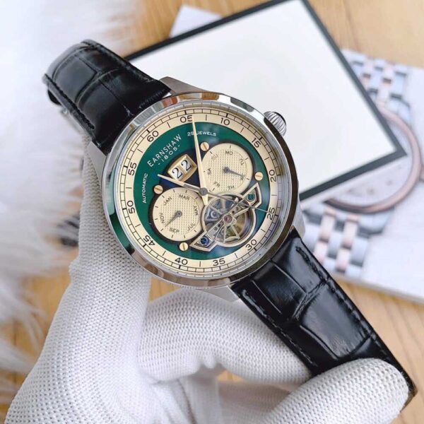 Đồng Hồ Nam Thomas Earnshaw Automatic ES-8187-03 Dây Da Chính Hãng