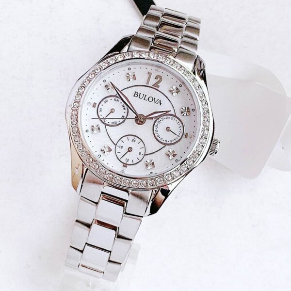 Đồng Hồ Nữ Bulova 96N111 Pin (Quartz)-Dây Kim Loại-Size 36mm