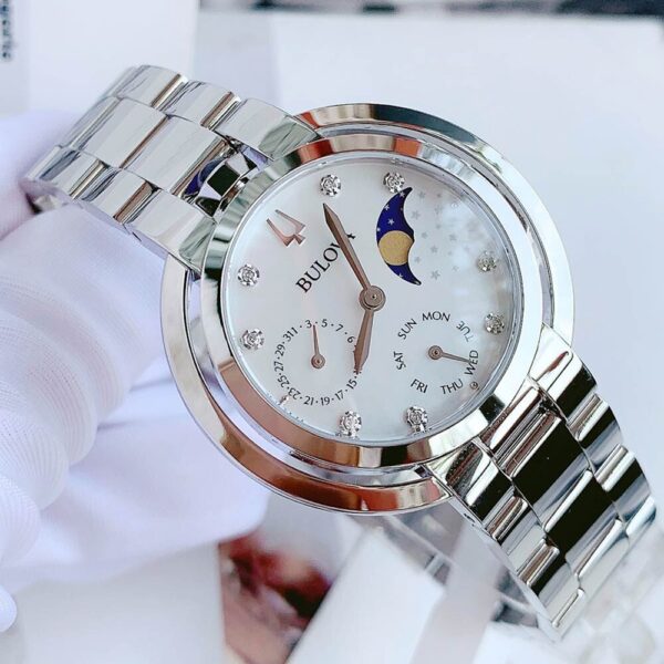 Đồng Hồ Nữ Bulova 96P213 Pin (Quartz)-Dây Kim Loại