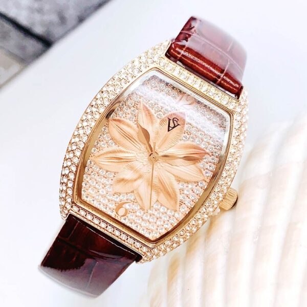 Đồng Hồ Nữ Christian Van Sant Pin (Quartz)-Dây Da Chính Hãng