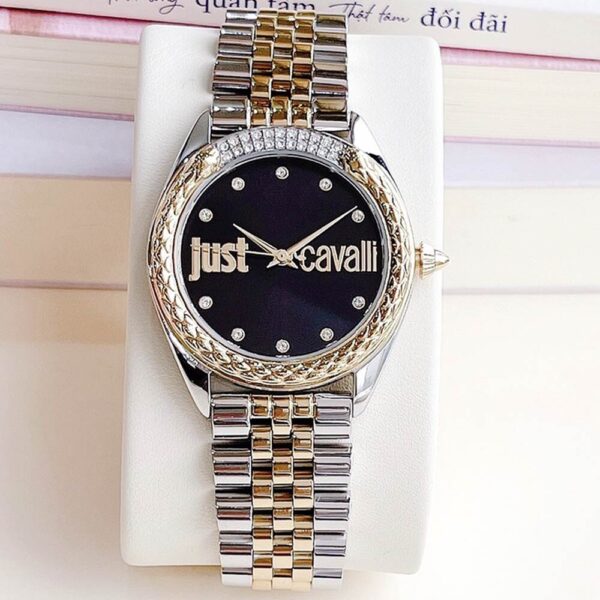 Đồng Hồ Nữ Just Cavalli Pin (Quartz)-Dây Kim Loại Demi