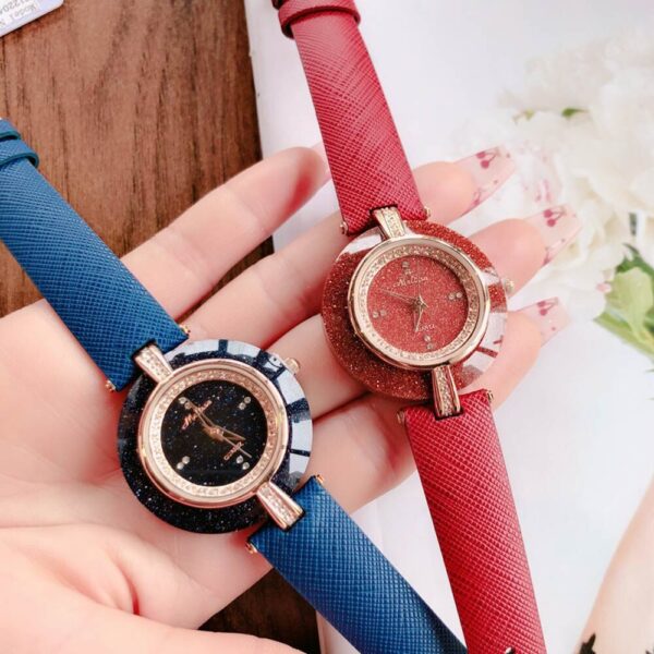 Đồng Hồ Nữ Melissa By Davena Pin (Quartz)-Dây Da Chính Hãng