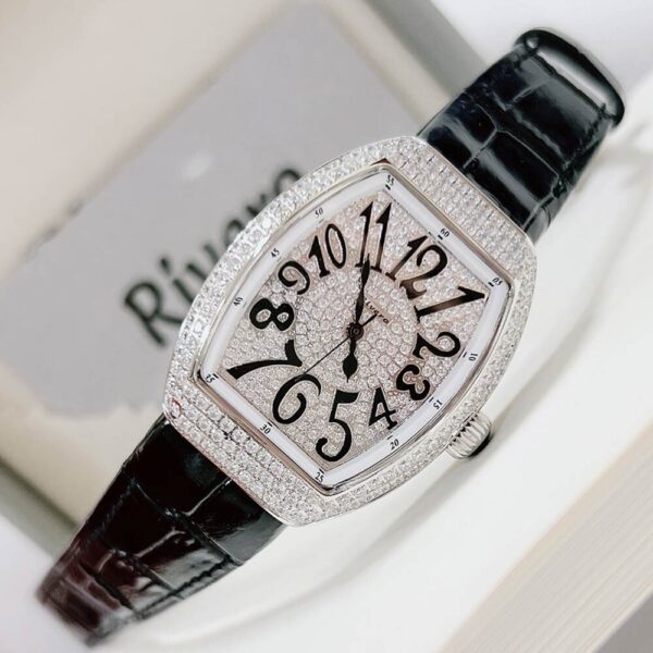 Đồng Hồ Nữ RIVERO Pin (Quartz)-Dây Da Chính Hãng