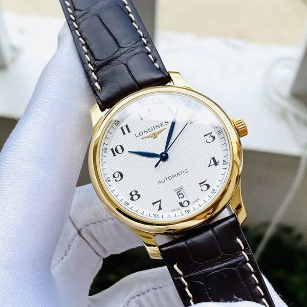 Đồng Hồ Nam Longines Master Collection Automatic White Dial Gold 18K L26286783 – L2.628.6.78.3