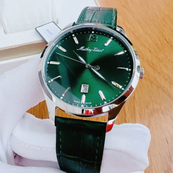 Đồng Hồ Nam Mathey Tissot H411AV Pin (Quartz) Dây Da Chính Hãng
