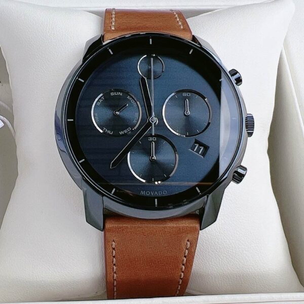 Đồng Hồ Nam Movado Bold 3600476 Pin (Quartz)-Dây Da Chính Hãng