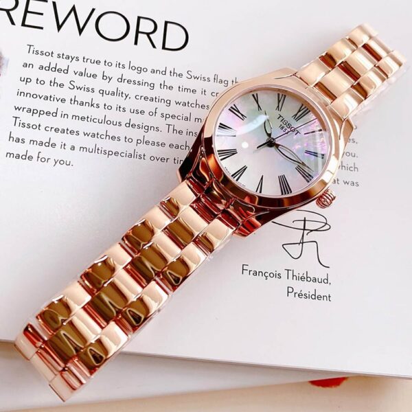 Đồng Hồ Nữ Tissot T-wave FullRose T112.210.33.113.00 Pin (Quartz)-Kính Sapphire