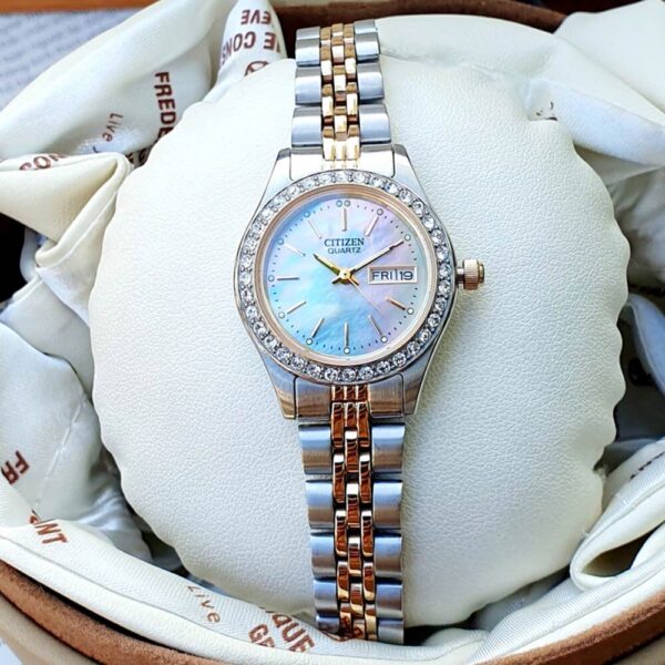Đồng Hồ Nữ Citizen EQ0539-56Y Quartz-Dây Kim Loại Demi Chính Hãng