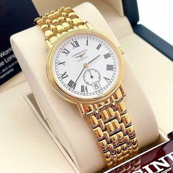 Đồng Hồ Nữ Longines L4.804.2.11.8 Kính Sapphire-Dây Kim Loại