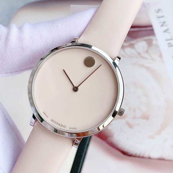 Đồng Hồ Nữ Movado 0607388 Dây Da Chính Hãng