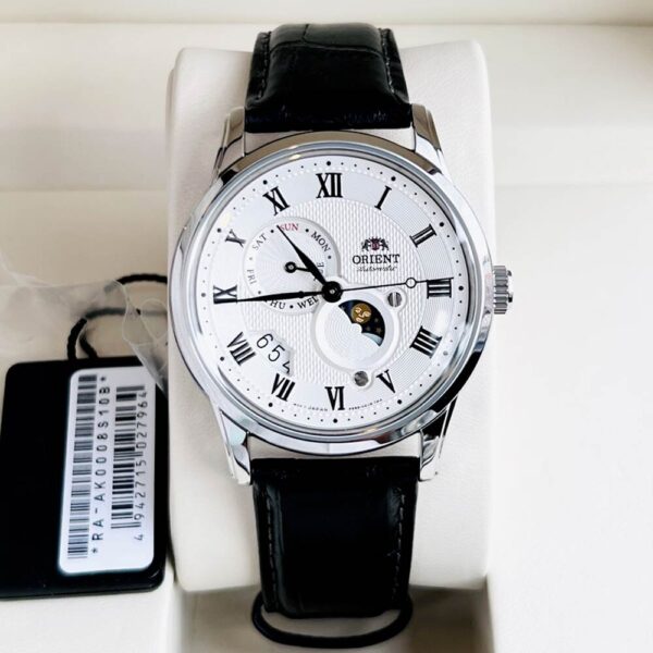 Đồng Hồ Nam Orient Sun Moon SAK00008 Dây Da Chính Hãng