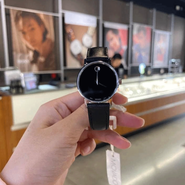 Đồng Hồ Nữ Movado 0607317 Quartz-Dây Da Chính Hãng
