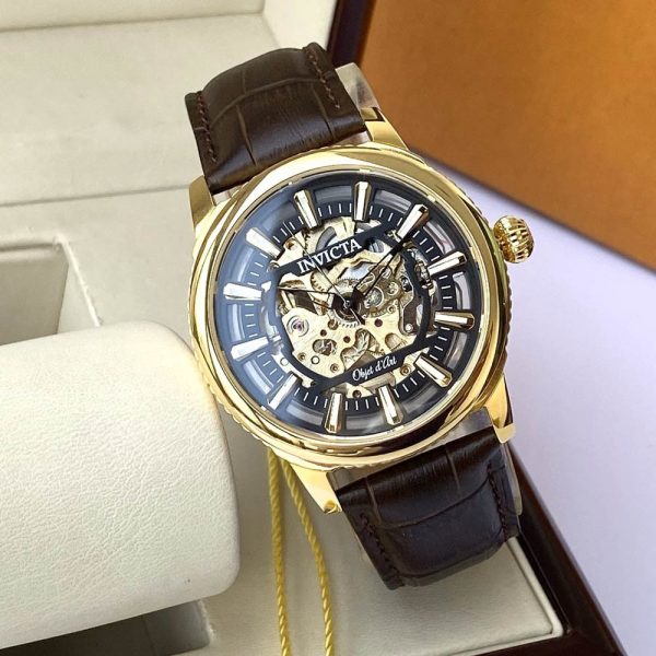 Đồng Hồ Nam Invicta Automatic 22611 Dây Da