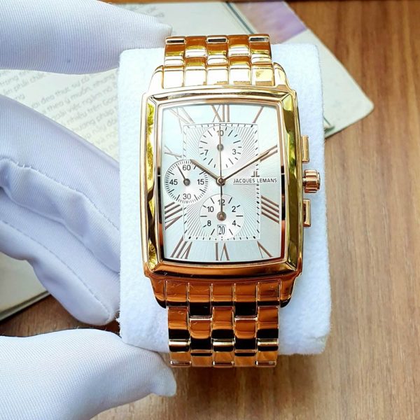Đồng Hồ Nam Jacques Lemans 1-1609J Dây Thép