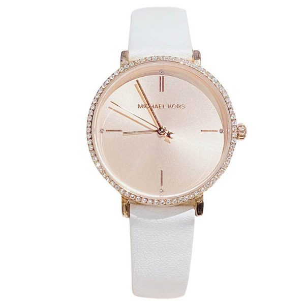 Đồng Hồ Nữ Thời Trang Michael Kors Quartz Viền Gold Đá